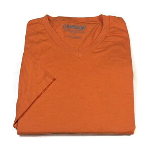 TS63 Carbon Rue21 V Neck Orange T Shirt XXL